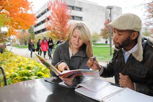 IUN Campus in Fall