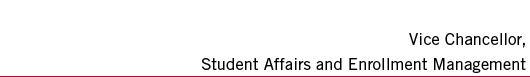 Student Affairs and Enrollment Management