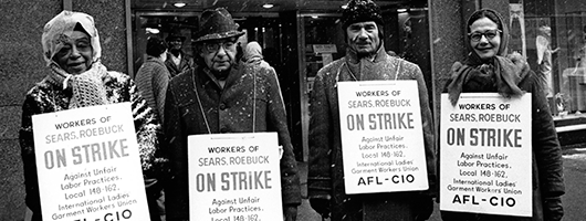 striking Sears workers
