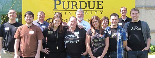 Students at Purdue University College of Technology at IU South Bend