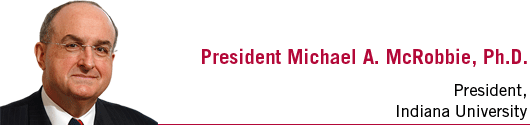 President Michael A. McRobbie