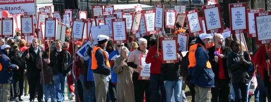striking workers